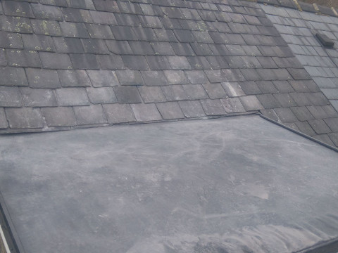 epdm flat roof installed and roof tiles replaced wakefield