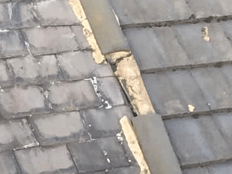 roof repairs in wakefiled cement missing